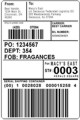 SSCC (Serial Shipping Container Code) Sample Label